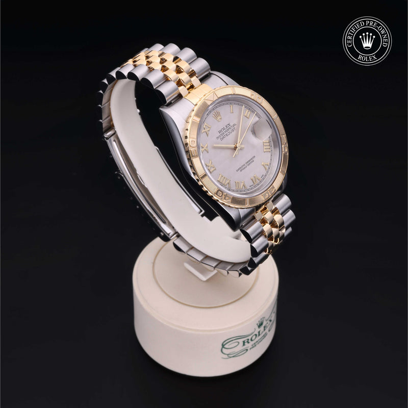 Rolex Certified Pre-Owned Watch Oyster Perpetual Datejust Turn-O-Graph 36