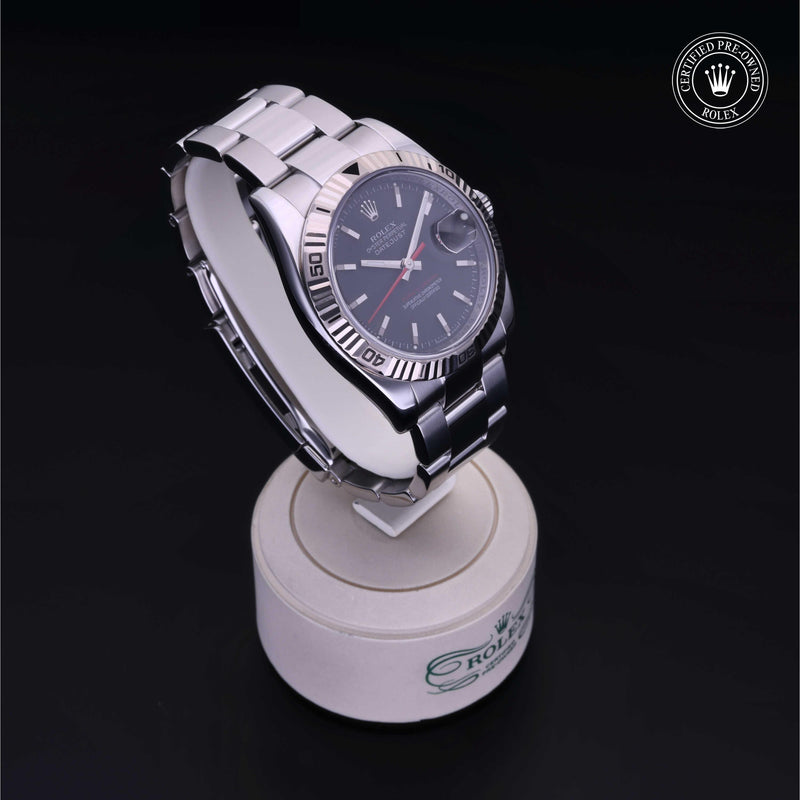 Rolex Certified Pre-Owned Watch Oyster Perpetual Datejust Turn-O-Graph 36