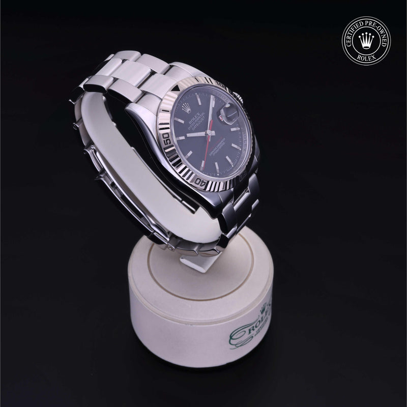 Rolex Certified Pre-Owned Watch Oyster Perpetual Datejust Turn-O-Graph 36