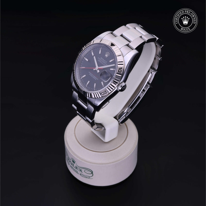 Rolex Certified Pre-Owned Watch Oyster Perpetual Datejust Turn-O-Graph 36