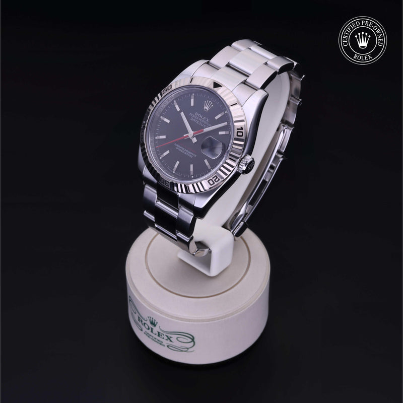 Rolex Certified Pre-Owned Watch Oyster Perpetual Datejust Turn-O-Graph 36