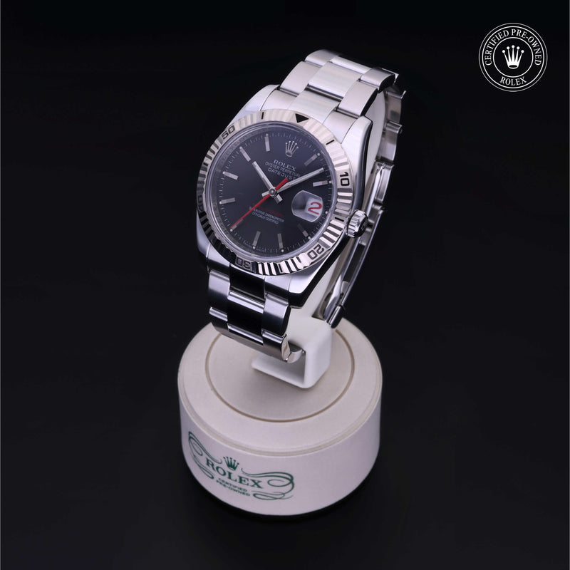 Rolex Certified Pre-Owned Watch Oyster Perpetual Datejust Turn-O-Graph 36