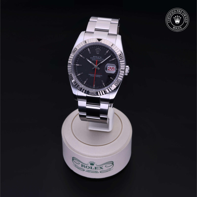Rolex Certified Pre-Owned Watch Oyster Perpetual Datejust Turn-O-Graph 36