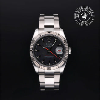 Rolex Certified Pre-Owned Watch Oyster Perpetual Datejust Turn-O-Graph 36