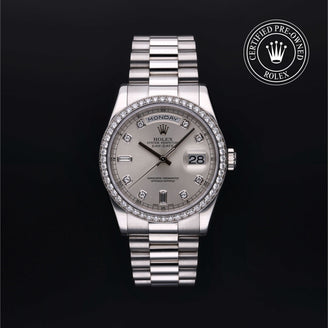 Rolex Certified Pre-Owned Watch Oyster Perpetual Day-Date 36