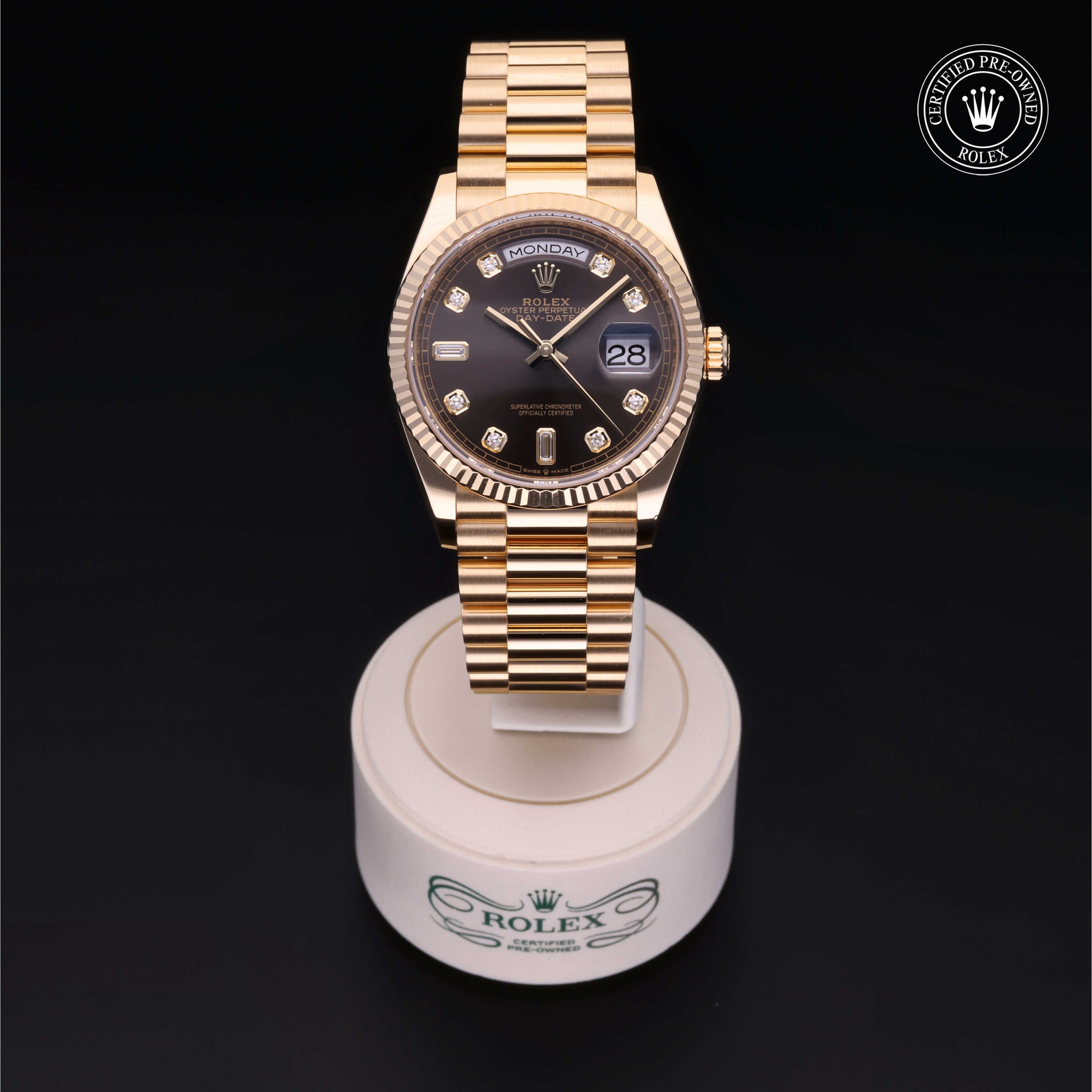 Rolex Certified Pre-Owned Watch Oyster Perpetual Day-Date 36