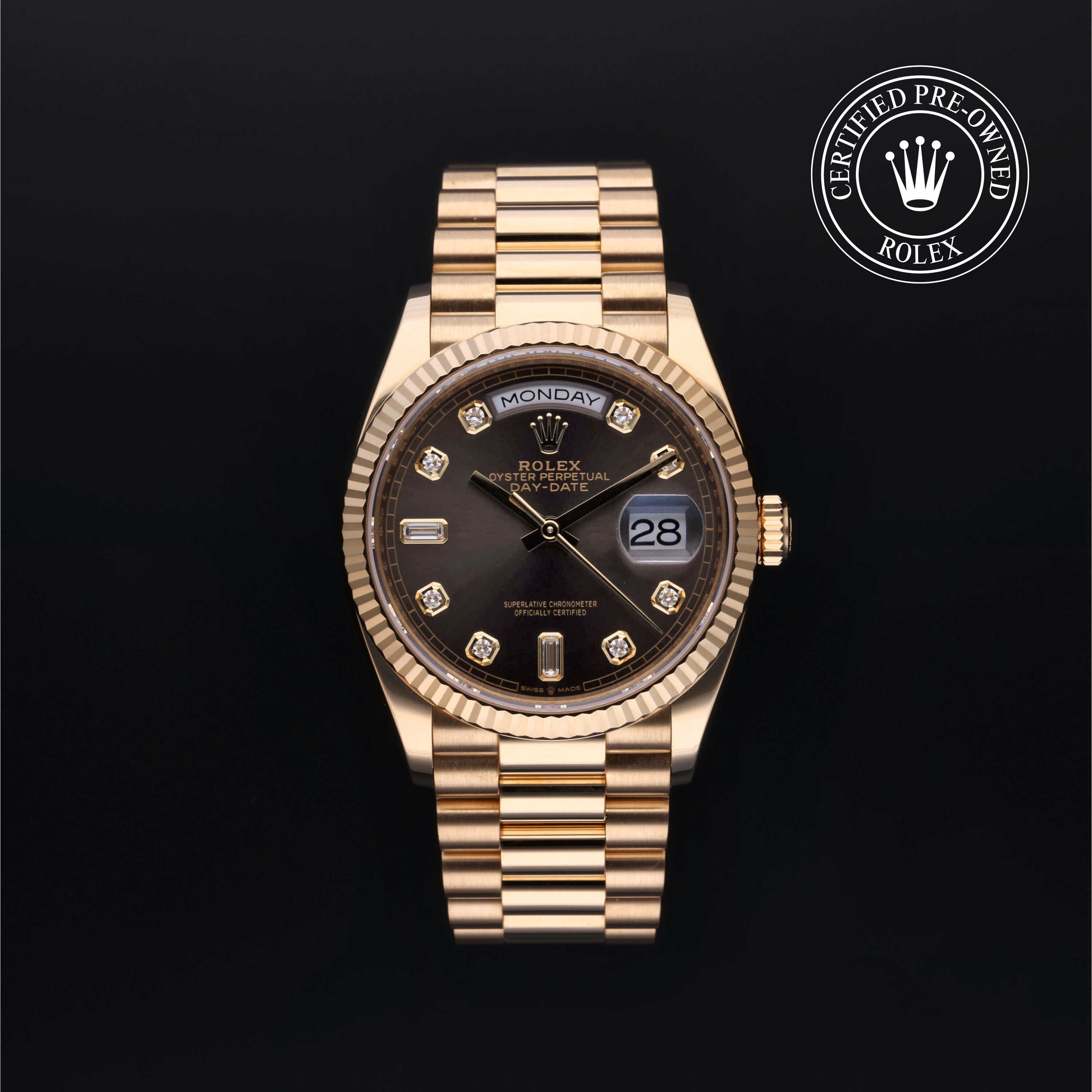 Rolex Certified Pre-Owned Watch Oyster Perpetual Day-Date 36