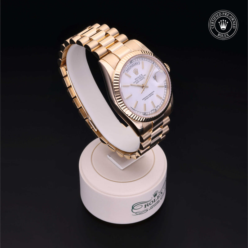 Rolex Certified Pre-Owned Watch Oyster Perpetual Day-Date 36