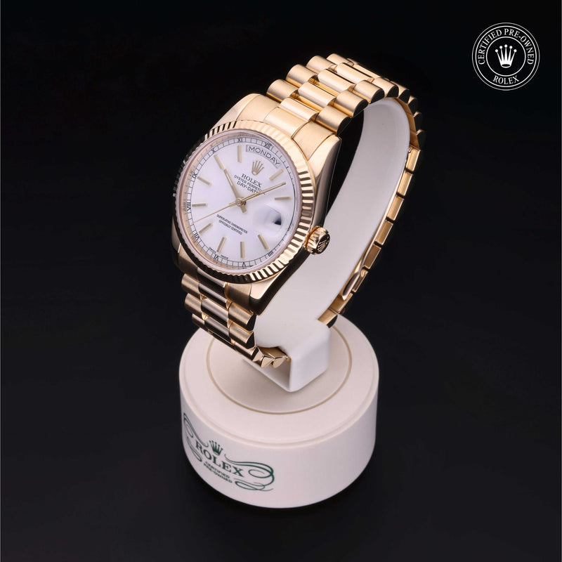 Rolex Certified Pre-Owned Watch Oyster Perpetual Day-Date 36