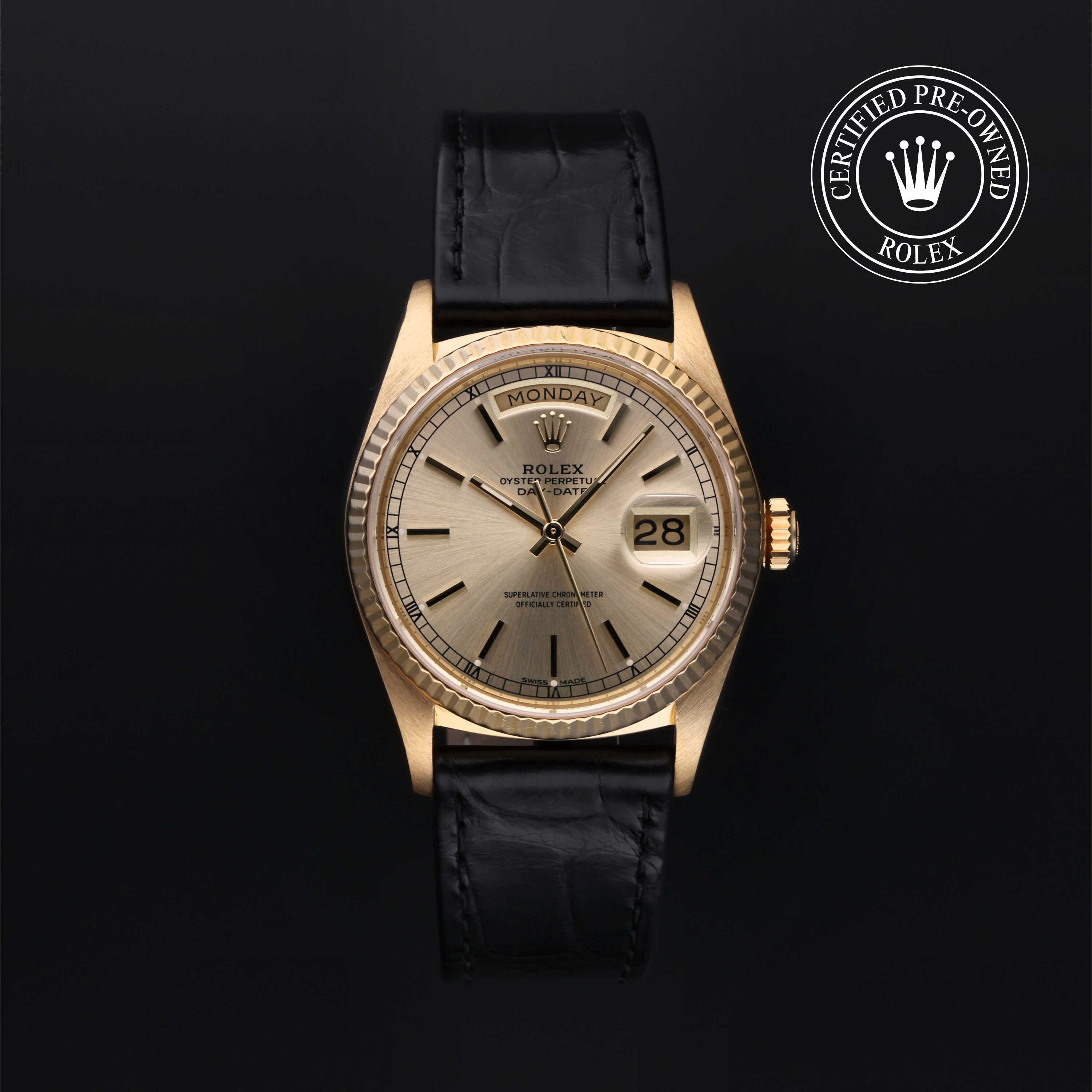 Rolex Certified Pre-Owned Watch Oyster Perpetual Day-Date 36