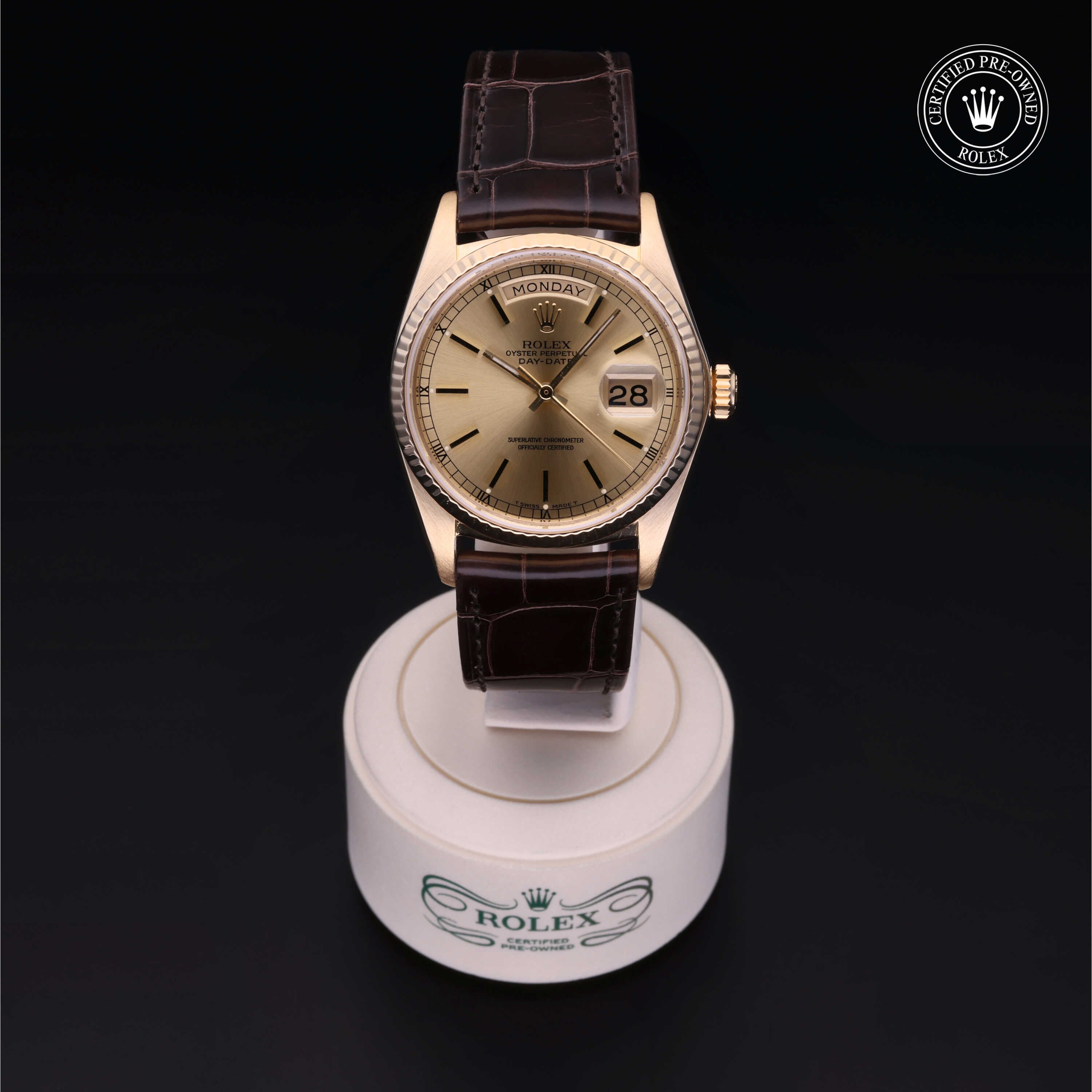 Rolex Certified Pre-Owned Watch Oyster Perpetual Day-Date 36