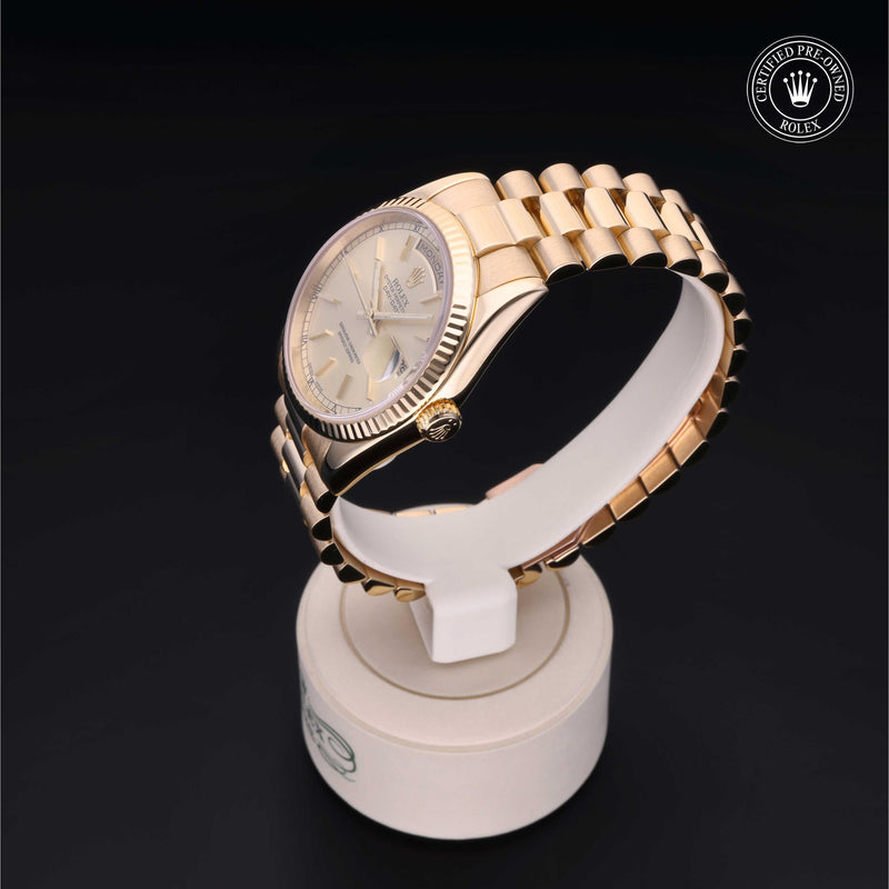 Rolex Certified Pre-Owned Watch Oyster Perpetual Day-Date 36