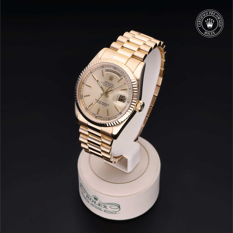 Rolex Certified Pre-Owned Watch Oyster Perpetual Day-Date 36