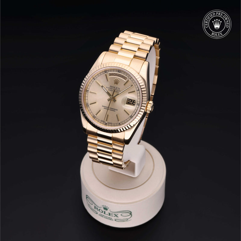 Rolex Certified Pre-Owned Watch Oyster Perpetual Day-Date 36