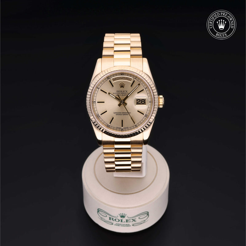Rolex Certified Pre-Owned Watch Oyster Perpetual Day-Date 36