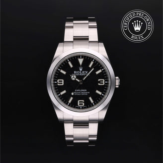 Rolex Certified Pre-Owned Watch Oyster Perpetual Explorer 39