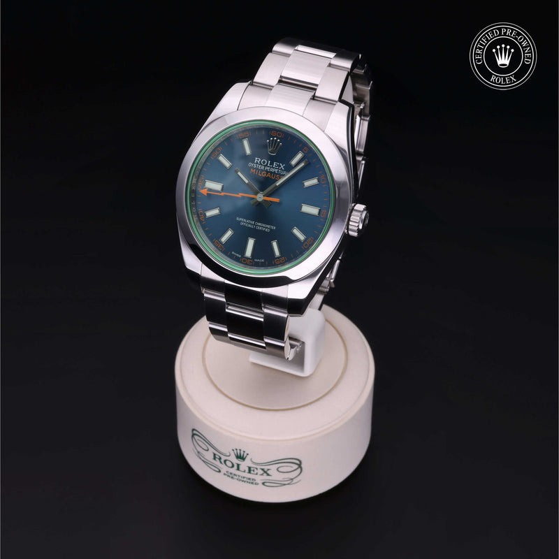 Rolex Certified Pre-Owned Watch Oyster Perpetual Milgauss