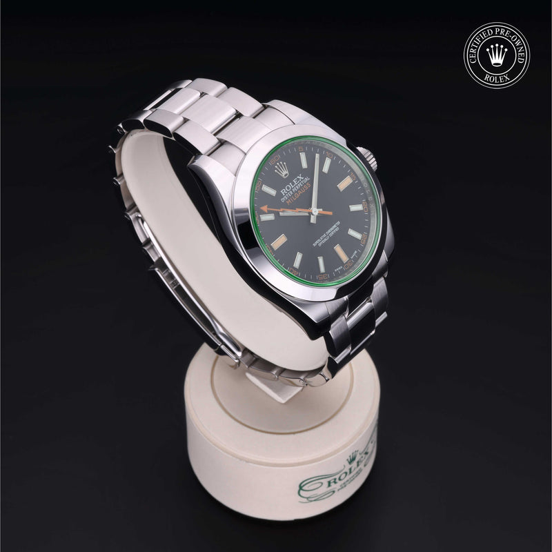 Rolex Certified Pre-Owned Watch Oyster Perpetual Milgauss