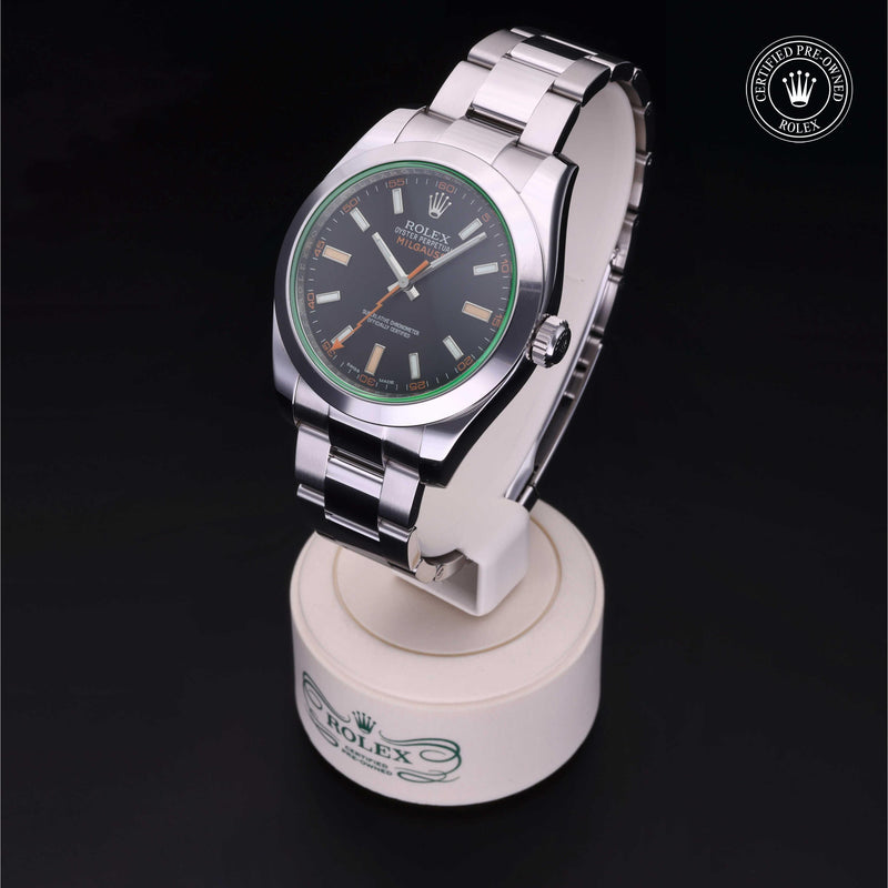 Rolex Certified Pre-Owned Watch Oyster Perpetual Milgauss
