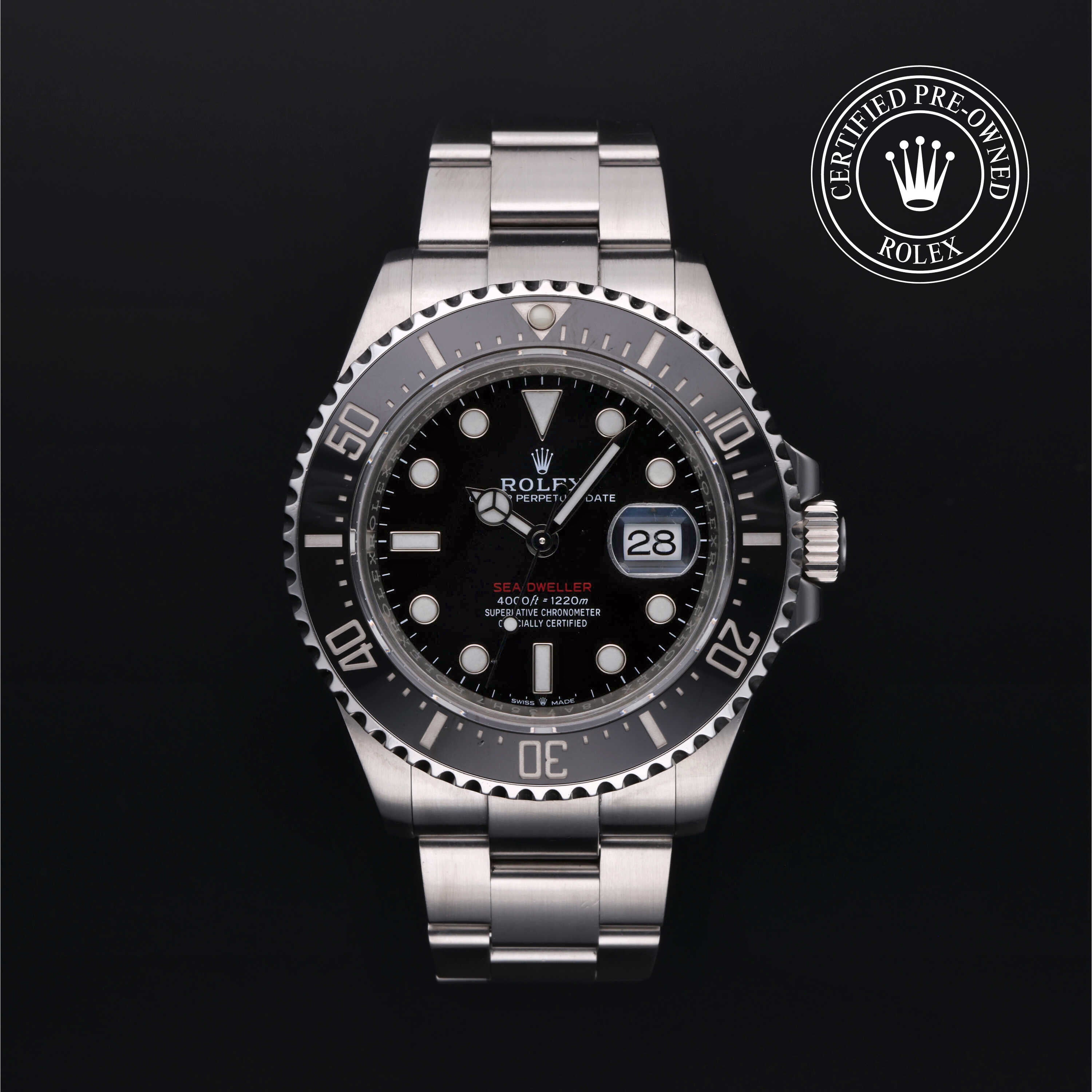 Rolex Certified Pre-Owned Watch Oyster Perpetual Sea-Dweller