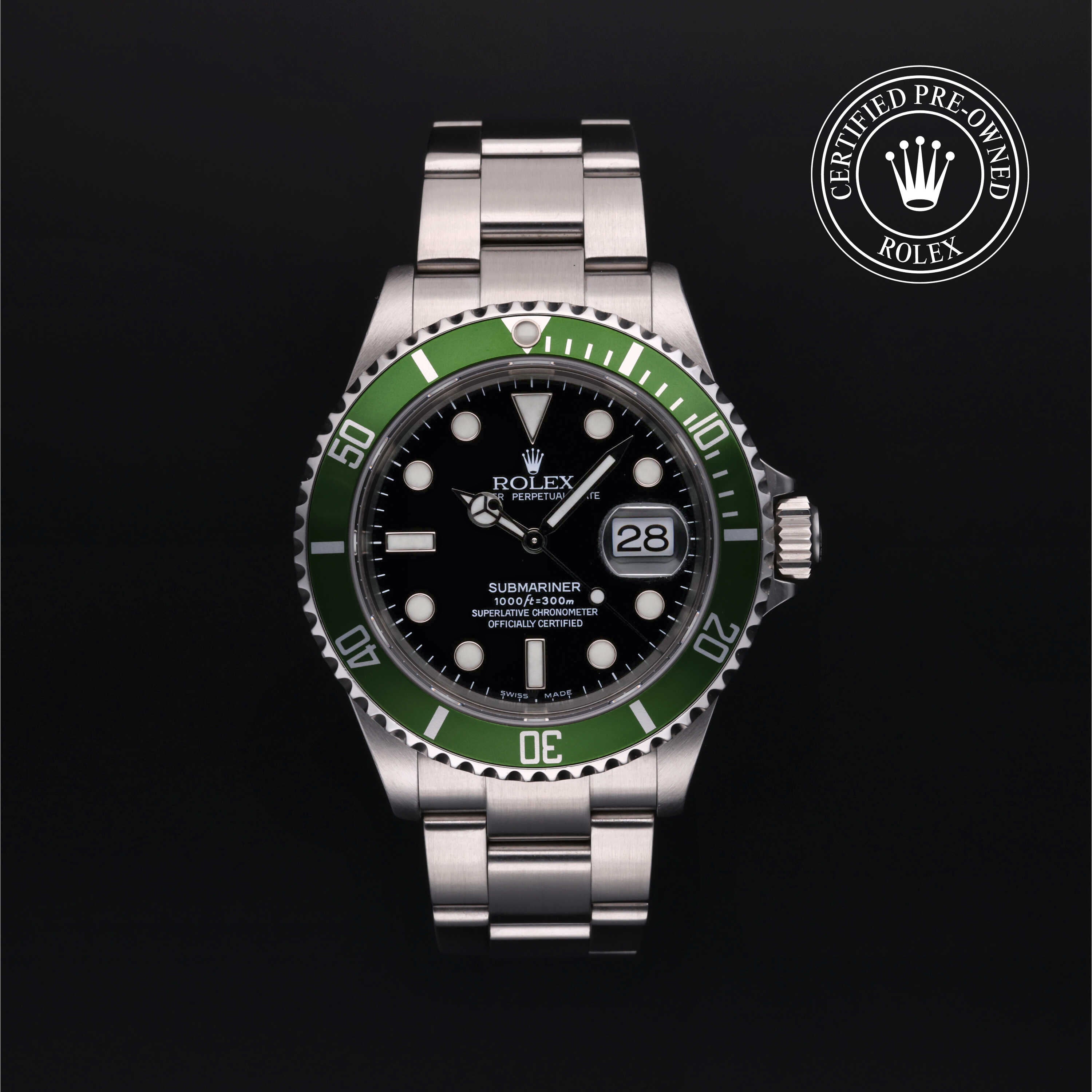 Rolex Certified Pre-Owned Watch Oyster Perpetual Submariner Date