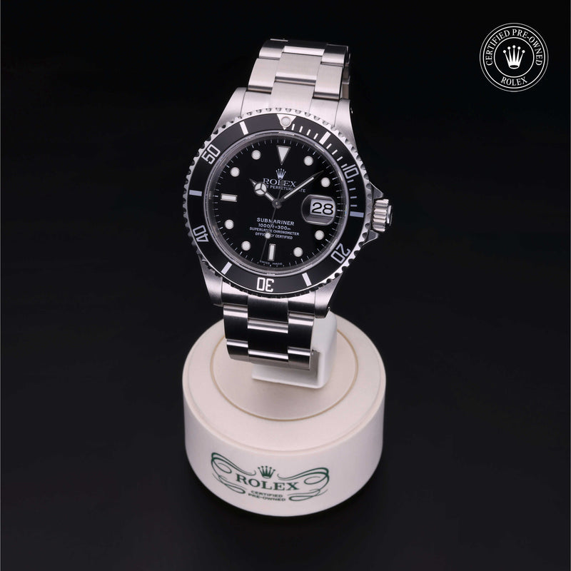 Rolex Certified Pre-Owned Watch Oyster Perpetual Submariner Date