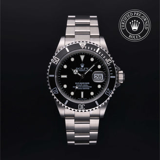 Rolex Certified Pre-Owned Watch Oyster Perpetual Submariner Date