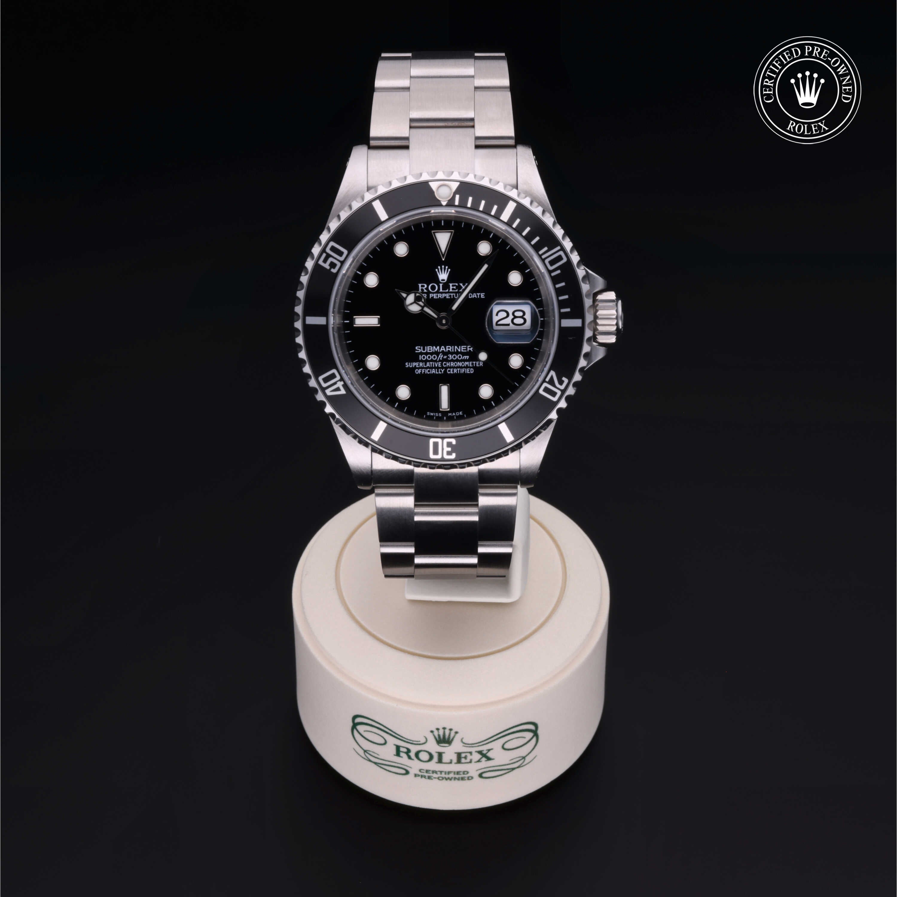 Rolex Certified Pre-Owned Watch Oyster Perpetual Submariner Date