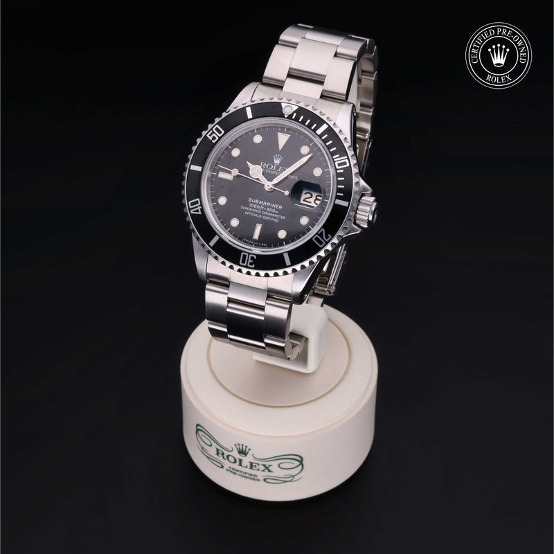 Rolex Certified Pre-Owned Watch Oyster Perpetual Submariner Date