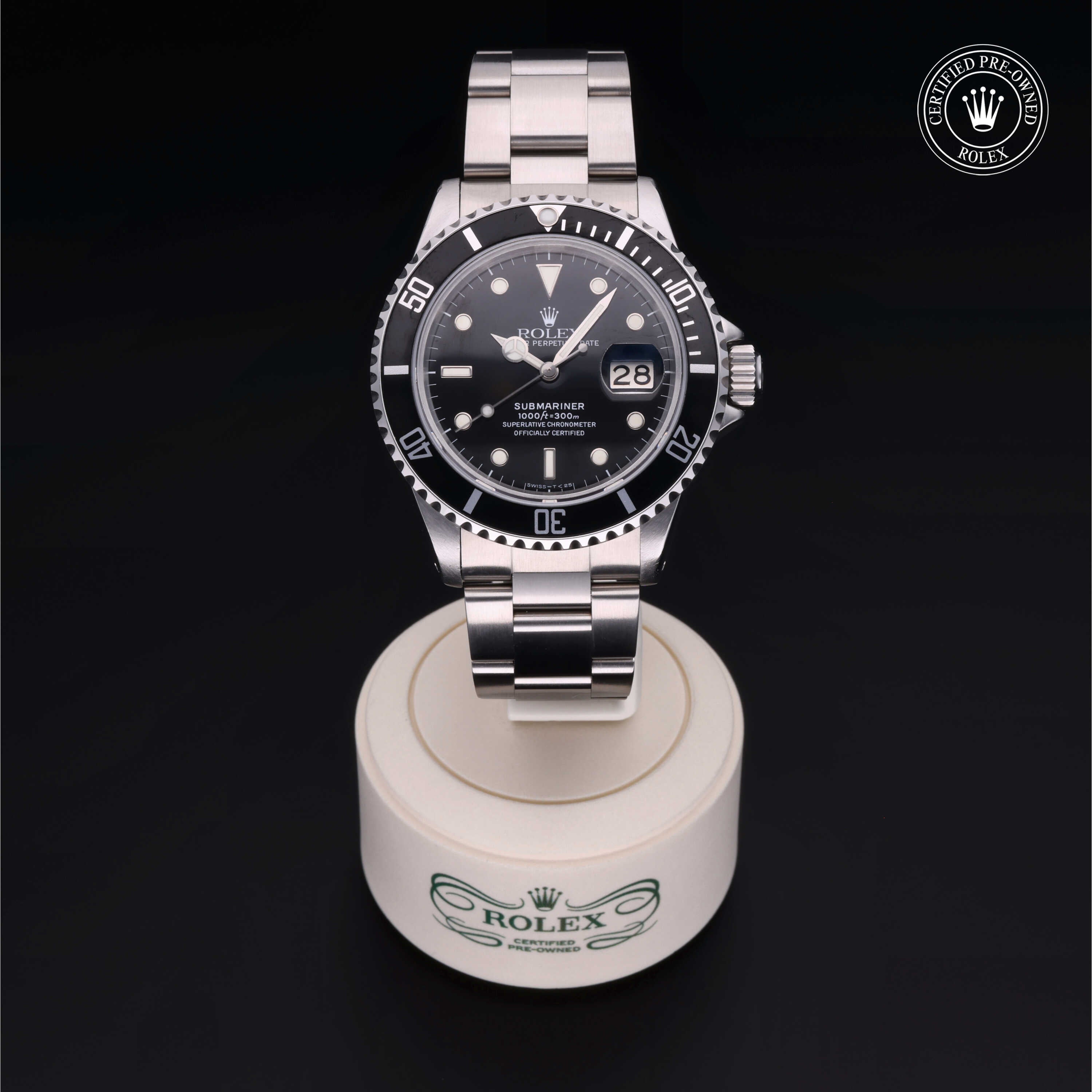 Rolex Certified Pre-Owned Watch Oyster Perpetual Submariner Date