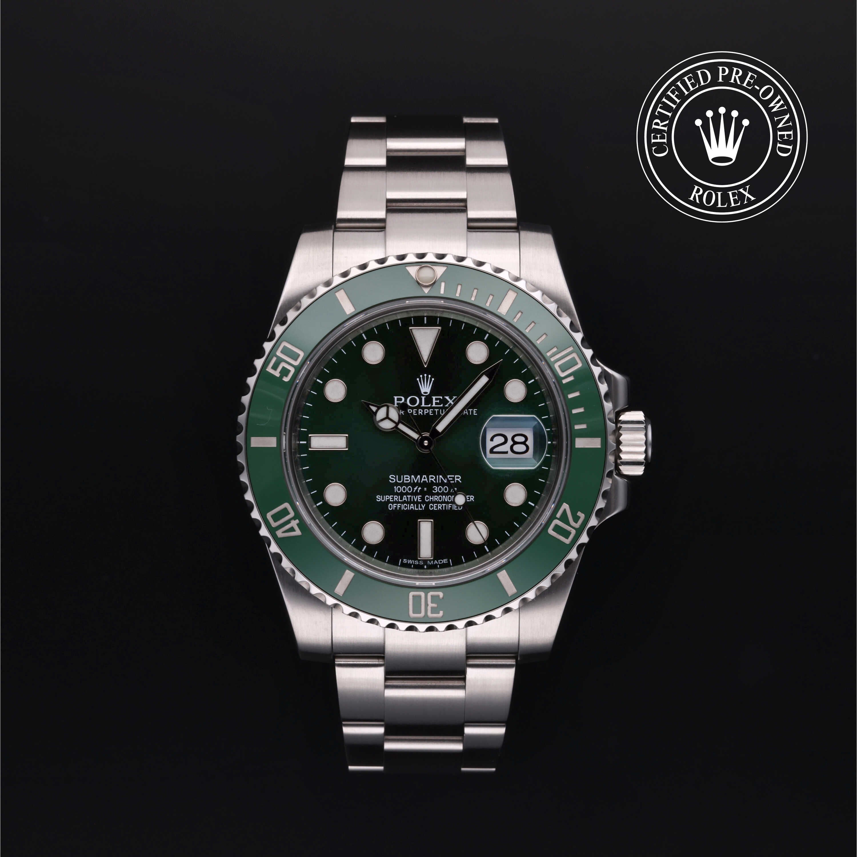 Rolex Certified Pre-Owned Watch Oyster Perpetual Submariner Date
