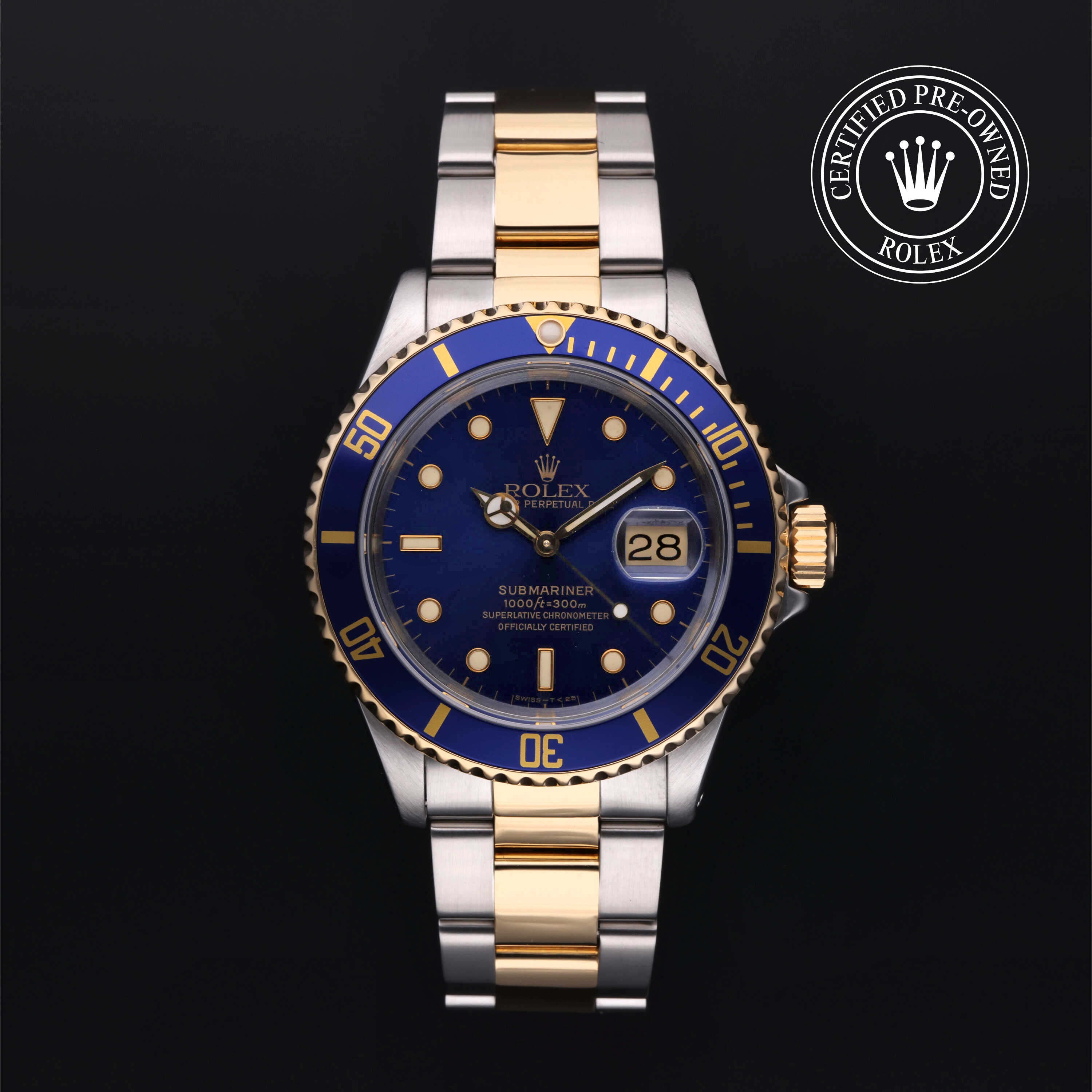 Rolex Certified Pre-Owned Watch Oyster Perpetual Submariner Date