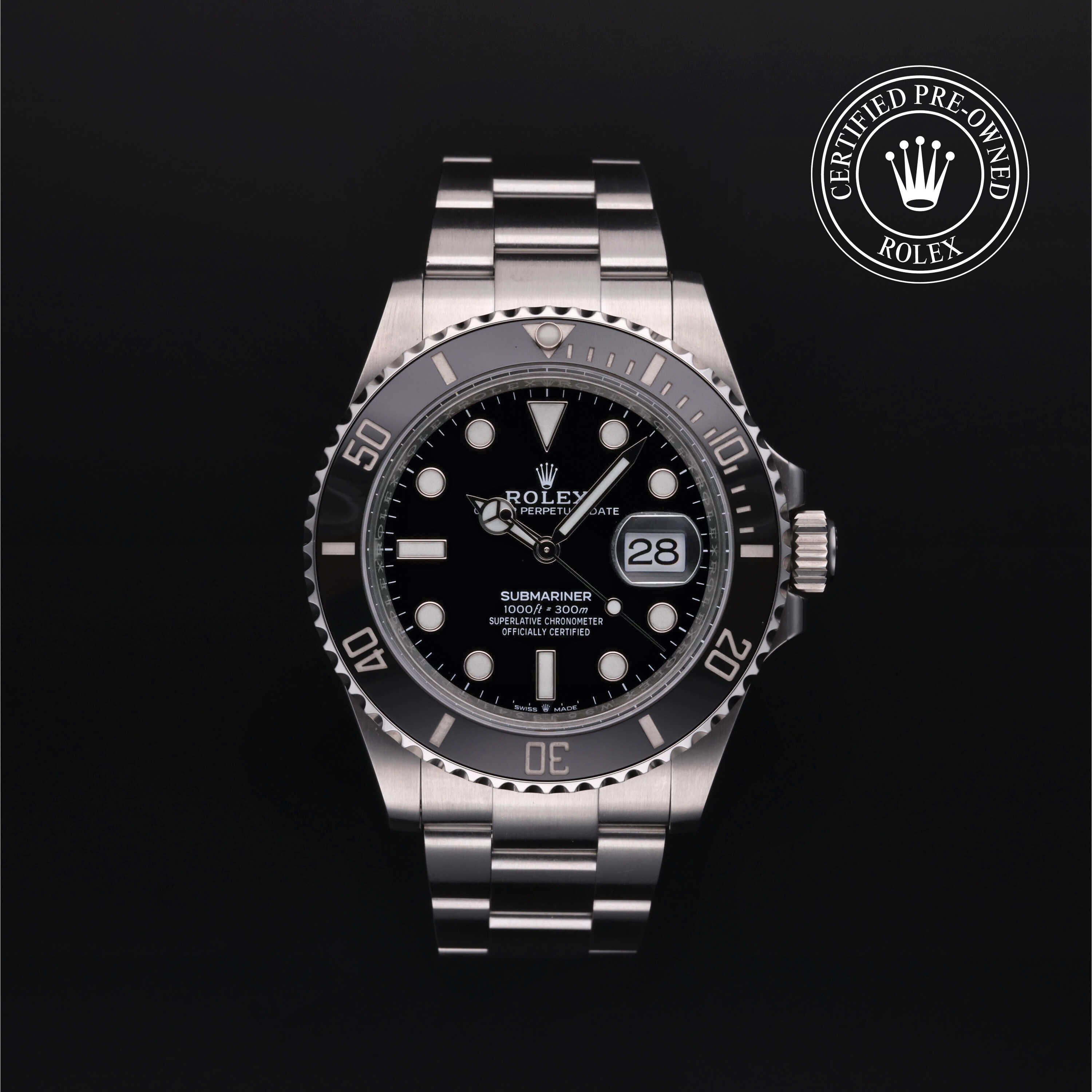 Rolex Certified Pre-Owned Watch Oyster Perpetual Submariner Date