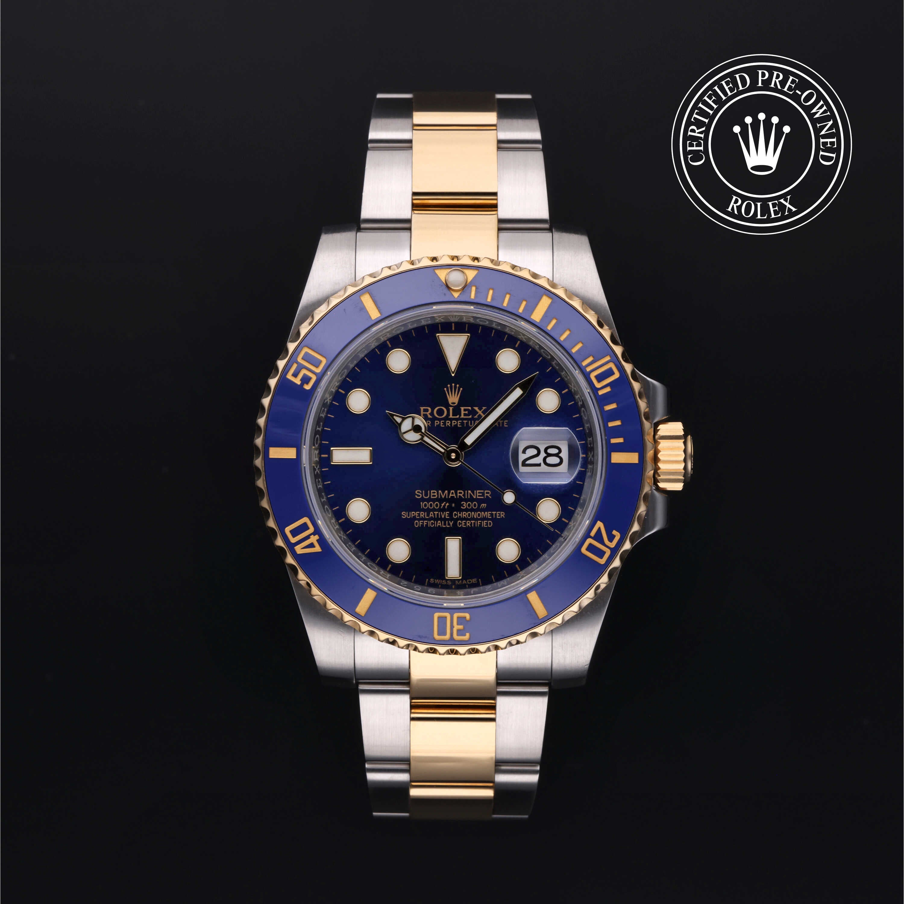 Rolex Certified Pre-Owned Watch Oyster Perpetual Submariner Date