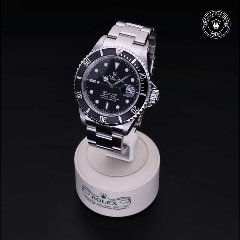 Rolex Certified Pre-Owned Watch Oyster Perpetual Submariner Date
