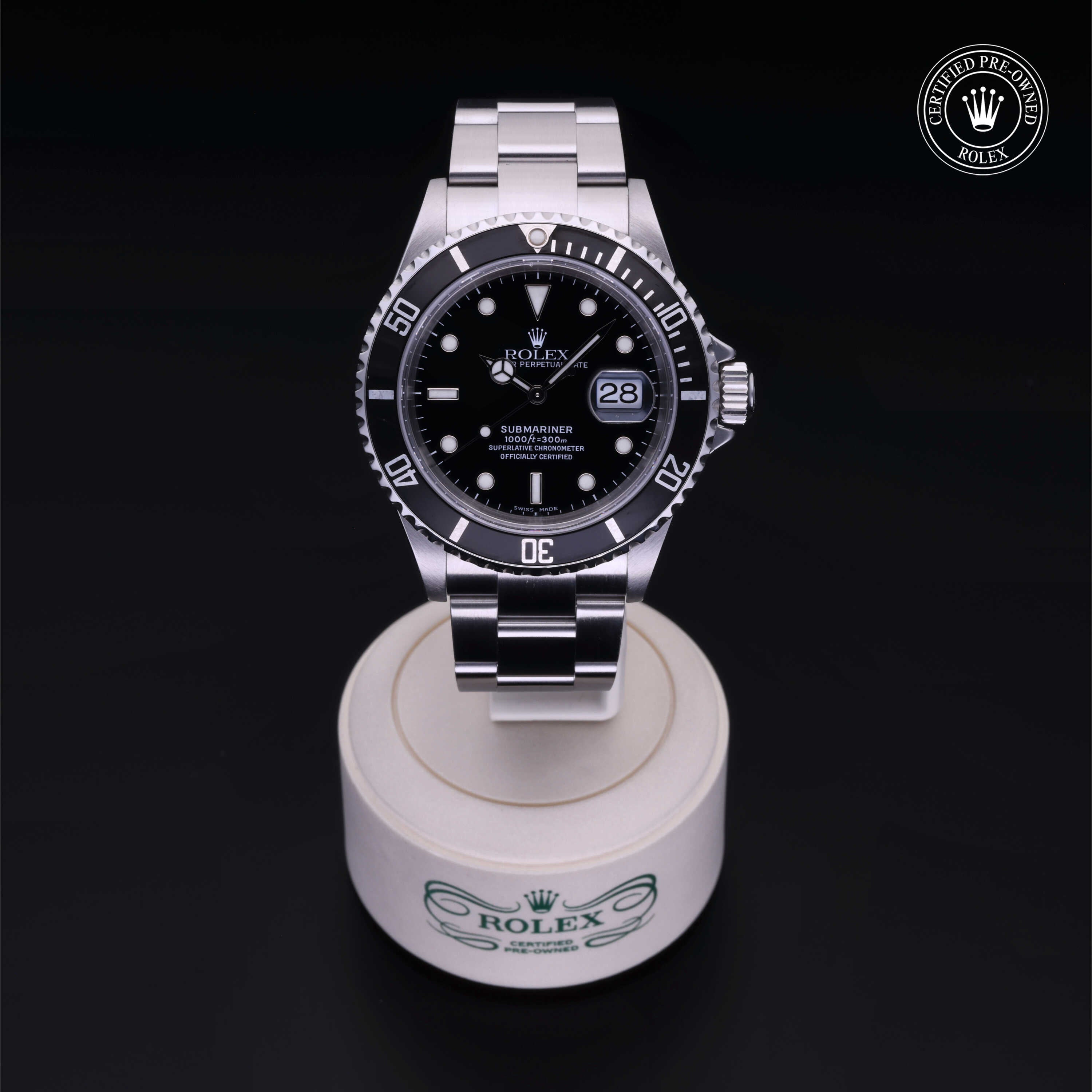 Rolex Certified Pre-Owned Watch Oyster Perpetual Submariner Date