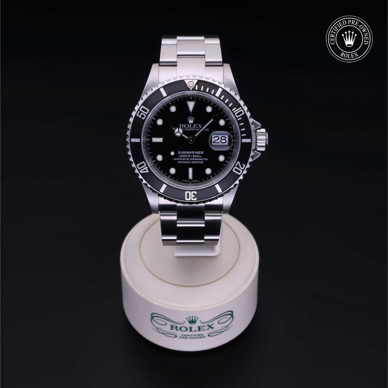 Rolex Certified Pre-Owned Watch Oyster Perpetual Submariner Date