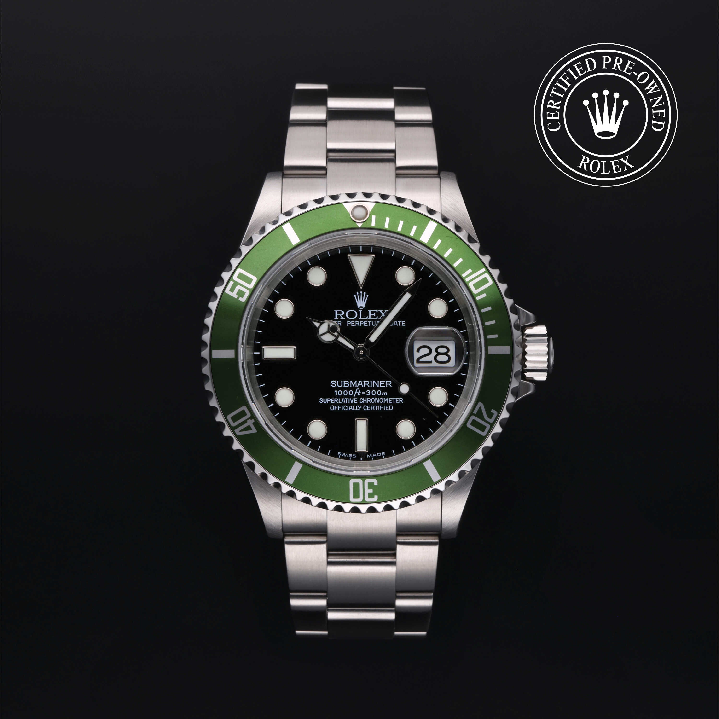 Rolex Certified Pre-Owned Watch Oyster Perpetual Submariner Date