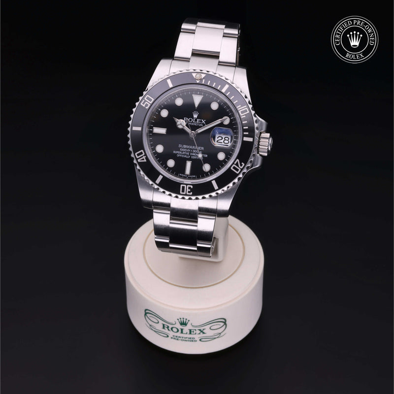 Rolex Certified Pre-Owned Watch Oyster Perpetual Submariner Date