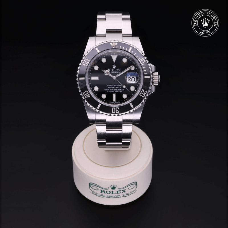 Rolex Certified Pre-Owned Watch Oyster Perpetual Submariner Date