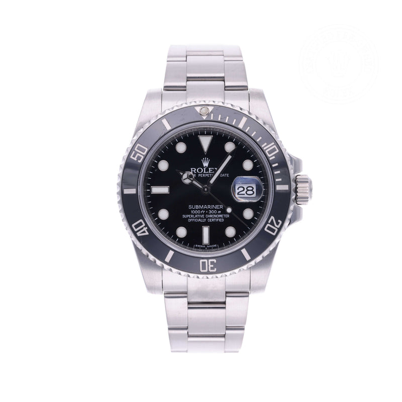 Rolex Certified Pre-Owned Watch Oyster Perpetual Submariner Date