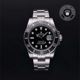 Rolex Certified Pre-Owned Watch Oyster Perpetual Submariner Date