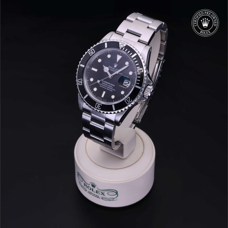 Rolex Certified Pre-Owned Watch Oyster Perpetual Submariner Date