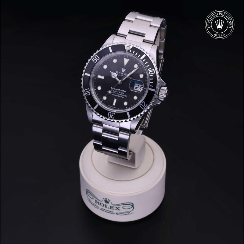 Rolex Certified Pre-Owned Watch Oyster Perpetual Submariner Date