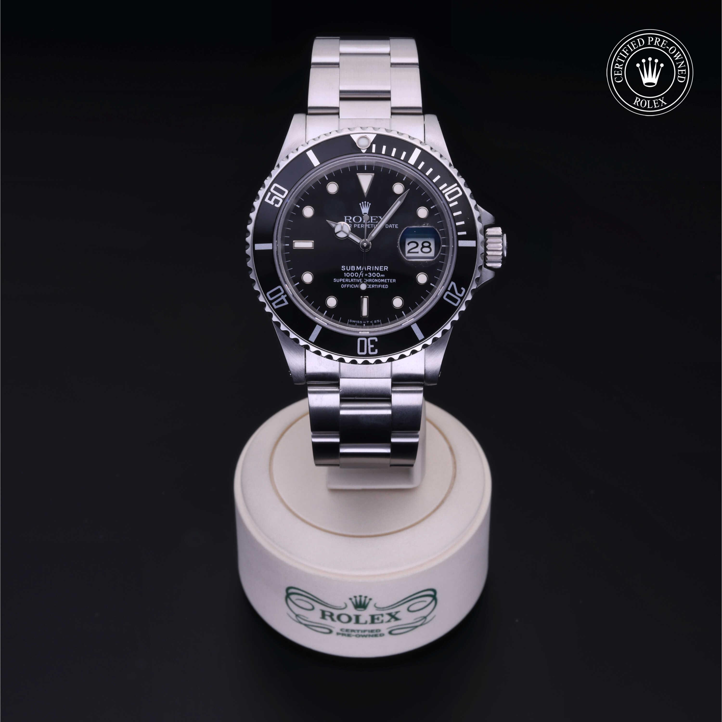Rolex Certified Pre-Owned Watch Oyster Perpetual Submariner Date