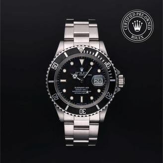 Rolex Certified Pre-Owned Watch Oyster Perpetual Submariner Date