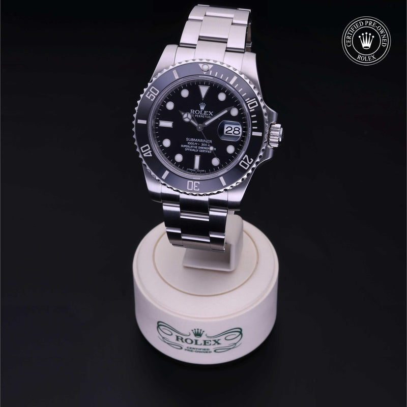 Rolex Certified Pre-Owned Watch Oyster Perpetual Submariner Date