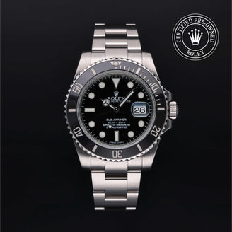 Rolex Certified Pre-Owned Watch Oyster Perpetual Submariner Date