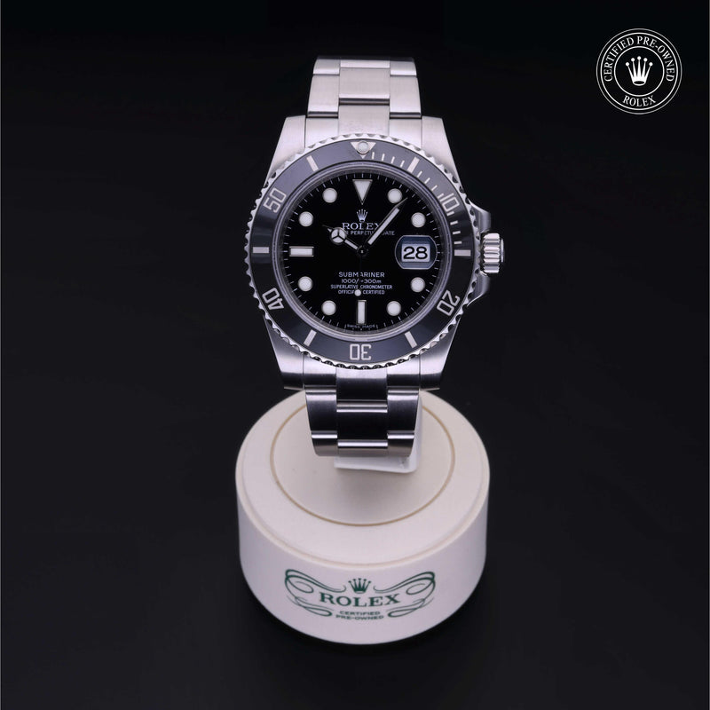 Rolex Certified Pre-Owned Watch Oyster Perpetual Submariner Date