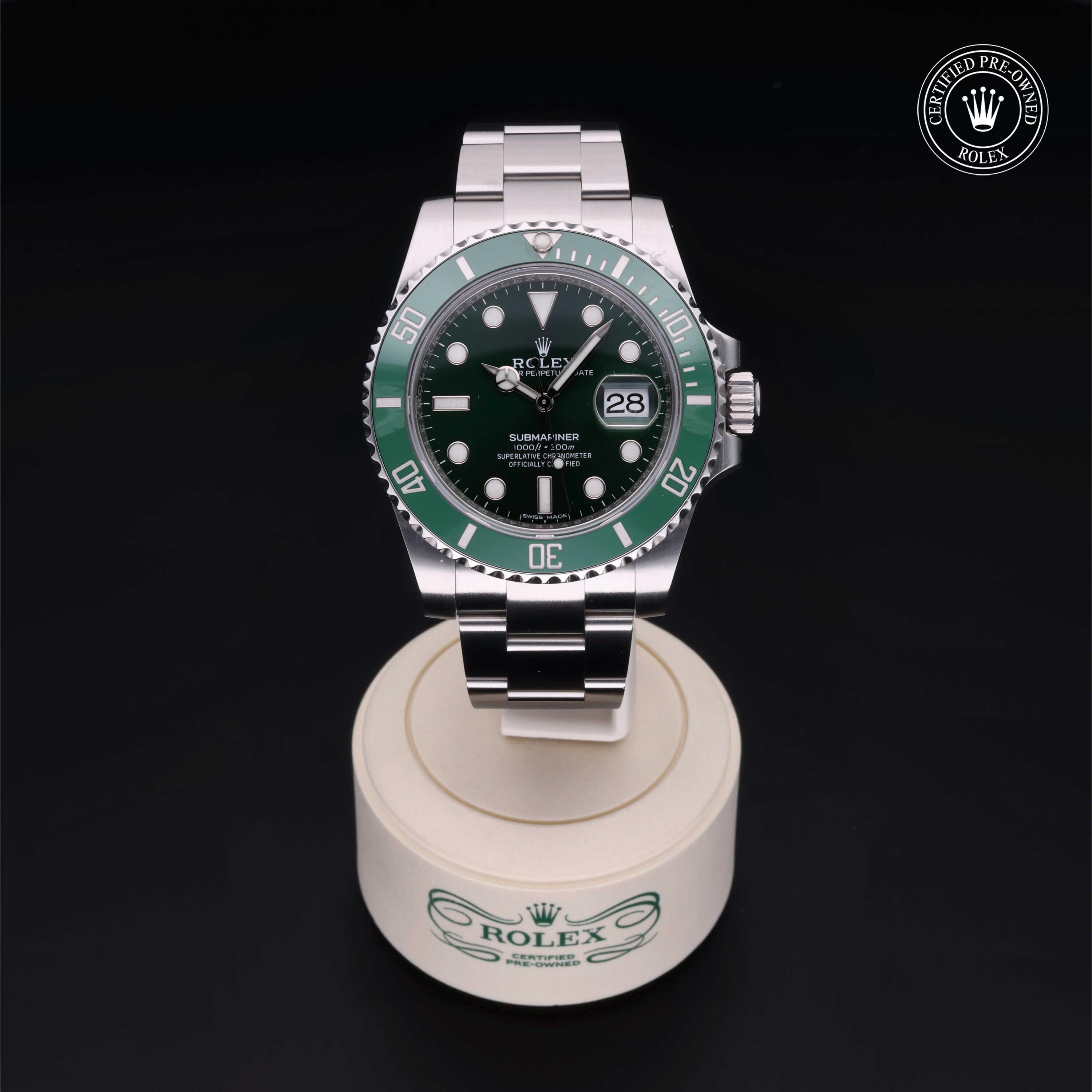 Rolex Certified Pre-Owned Watch Oyster Perpetual Submariner Date